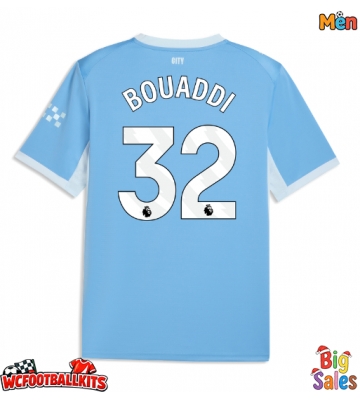Manchester City Ayyoub Bouaddi #32 Replica Home Stadium Shirt 2026-27 Short Sleeve